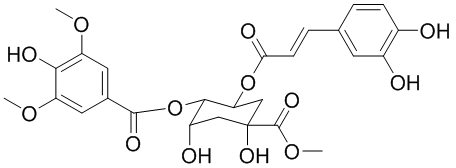 5-O-咖啡?；?4-O-丁香酰基奎寧酸甲酯